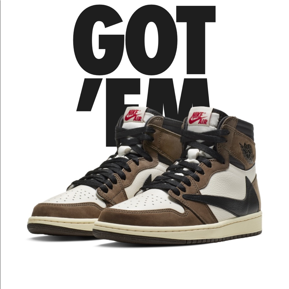 Selling Travis Scott 1’s Deadstock Size 11